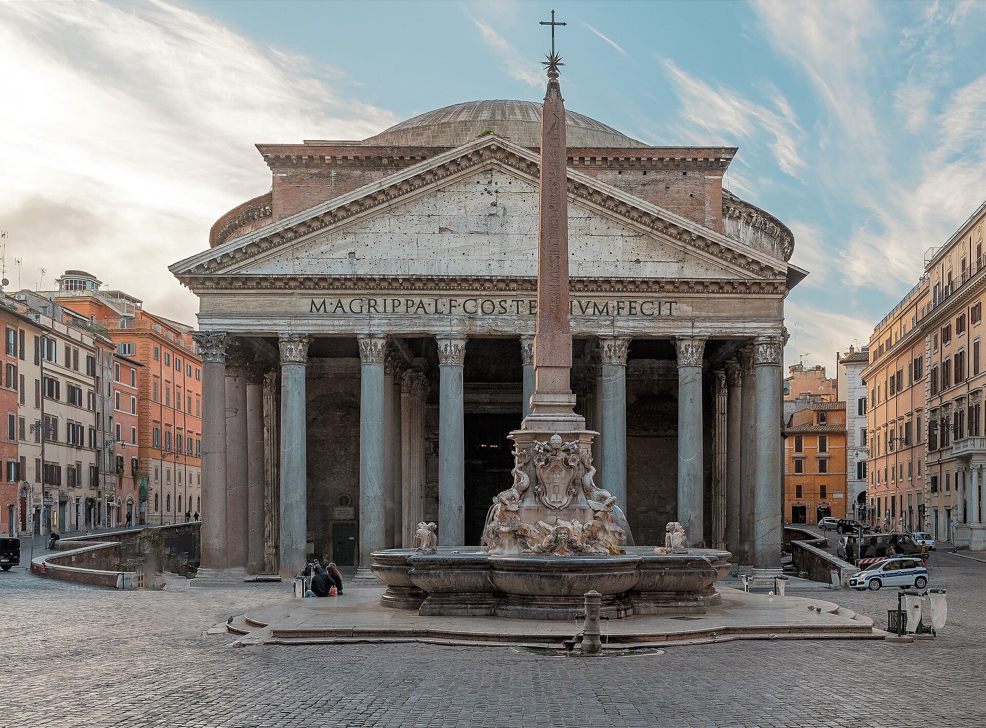 The Pantheon dome in Rome